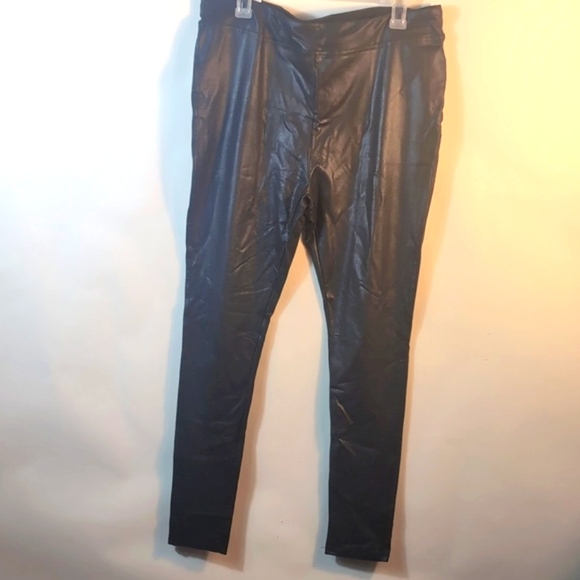 Serra Ladies Faux Leather Legging Size XL NWTG - Picture 7 of 11